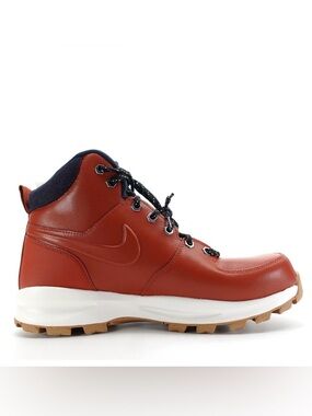 Nike Manoa Leather SE High Top Boots 4.5 Rugged Orange Denim Gum DC8892-800 New